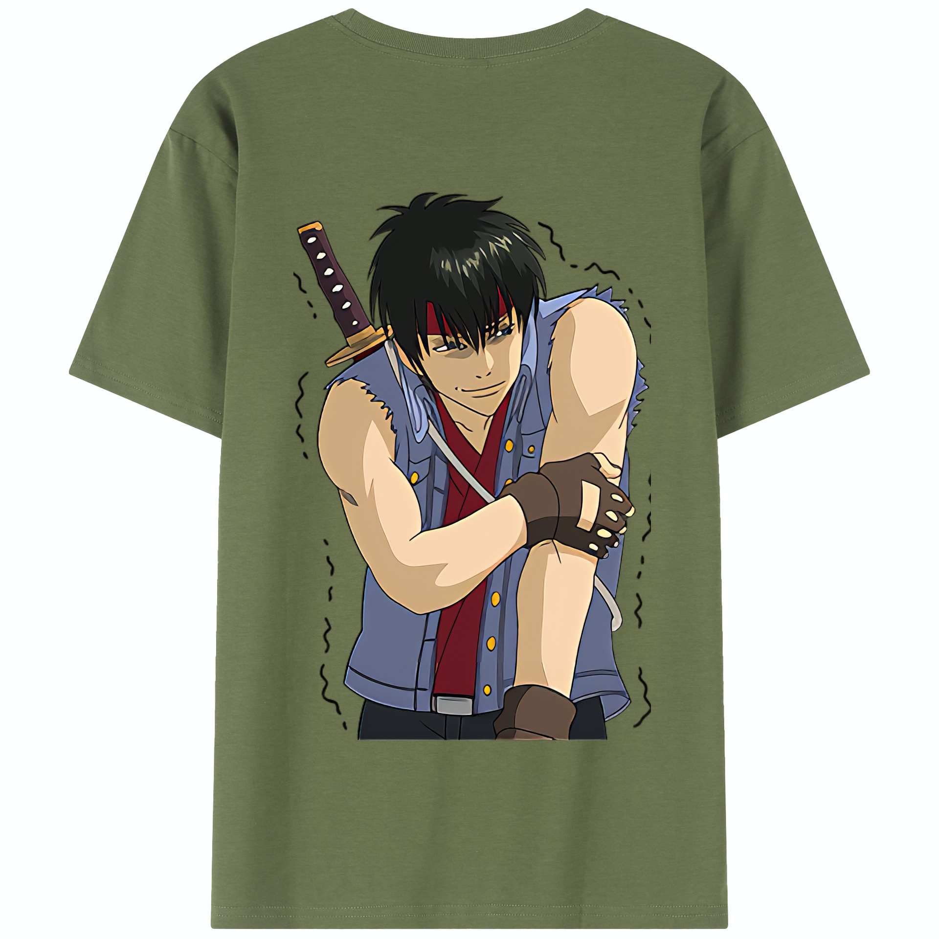 （画像用） ぎんたま 坂田銀時（さかたぎんとき） 神楽 志村新八（しむら しんぱち） GINTAMA Sakata Gintoki Kagura Shimura Shinpachi 綿100％半袖Tシャツ（背面プリント）